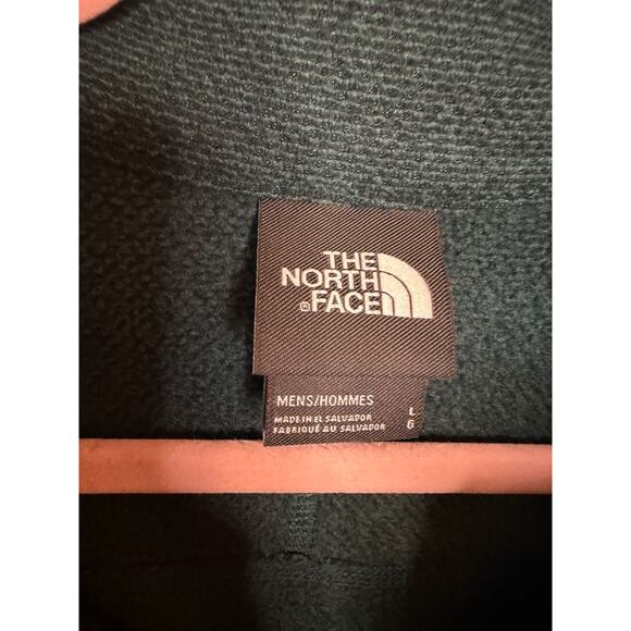 The North Face Men's Pullover Green Half Zip Easy Comfy Size LG - Picture 6 of 7